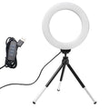 Ring Light LED 6" con Trípode | Studio Lighting