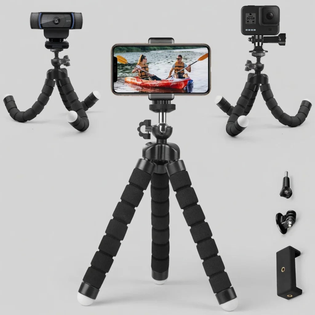 Trípode Flexible Universal para Teléfono y Cámara | Creator Essentials