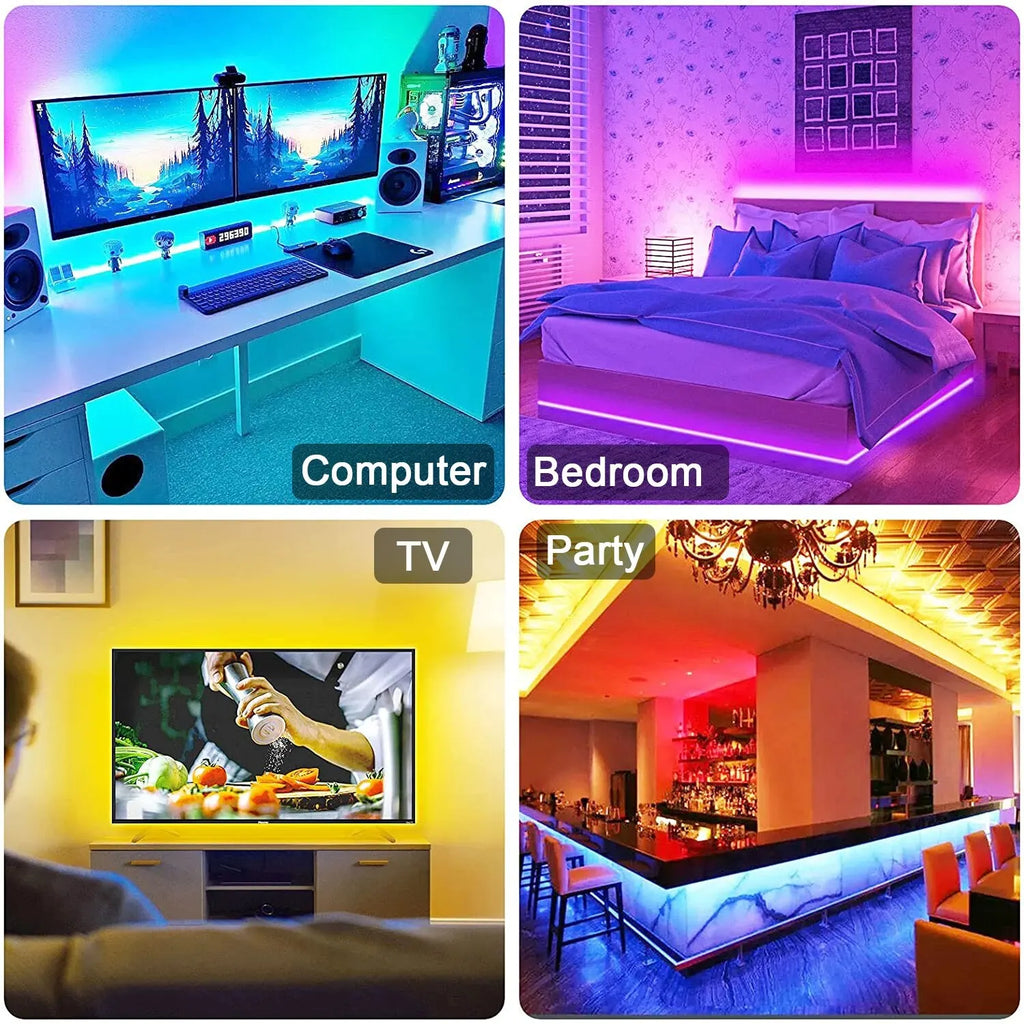 Tira LED RGB Backlight para Monitor y TV | Home Studio Decor